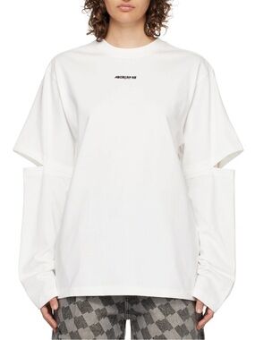 ADER error White Layered Long Sleeve T-Shirt